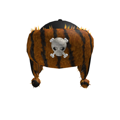 Tiger Y2K Grunge Emo Spiked Skull Ushanka