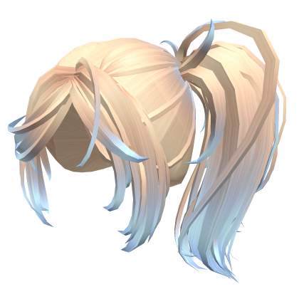 🌊[CHEAP] Blue Ombre Blonde Ponytail Hair Roblox item
