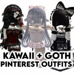 Kawaii + Goth Outfit Ideas