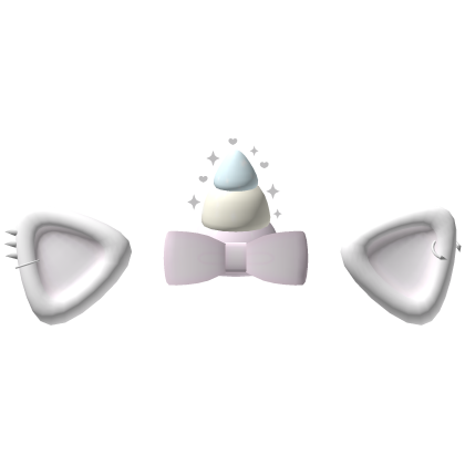 cute kawaii pastel unicorn horn w piercing Roblox item