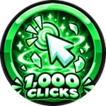 1,000 Clicks Roblox badge thumbnail