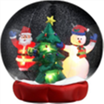 town in a snowglobe 