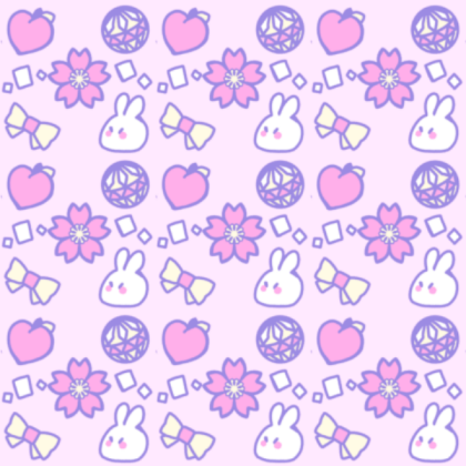 kawaii bunny pink Roblox decal