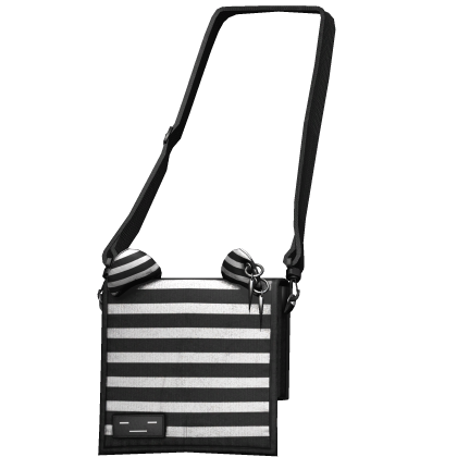 Striped Cat Messenger Bag 