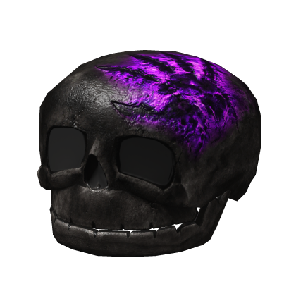 Black/Purple Scorched Riddling Skull Recolor Addon