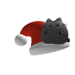 Cat On A Santa Hat