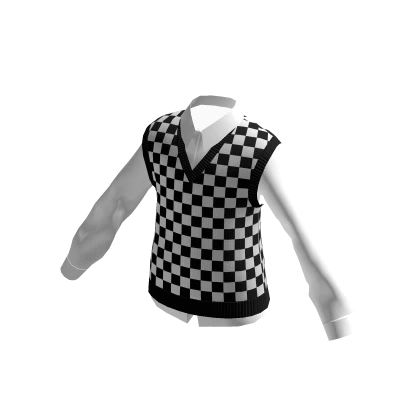 Oversized Shirt with Vest Sweater Black Roblox Item Rolimon s
