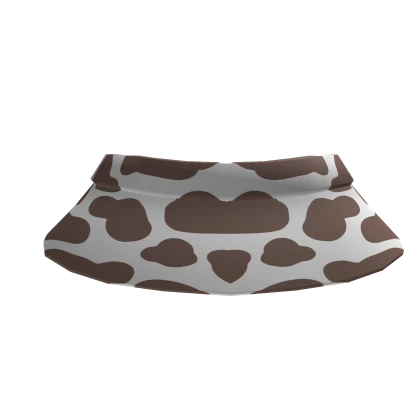 Cow print skirt roblox hot sale