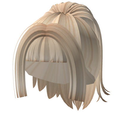 Blonde Hime Y2k Cute - Ponytail Hair Roblox item