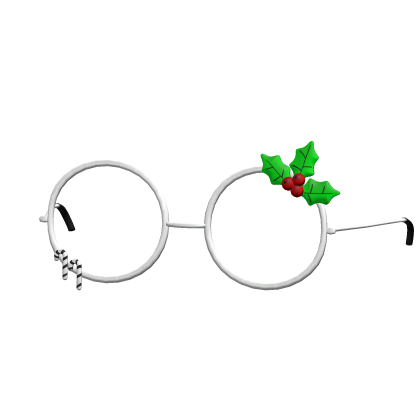 white christmas glasses