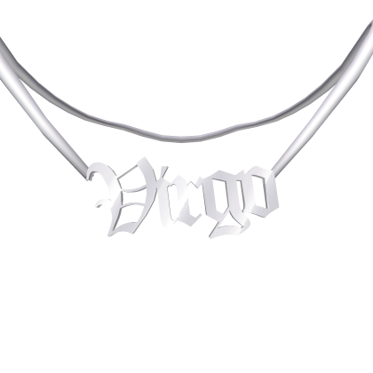 Roblox Item Virgo ♍ Necklace 1.0 Zodiac Collection