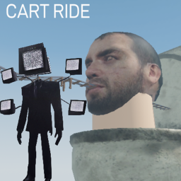 CART RIDE INTO SKIBID TOILET (MEGA EASY)