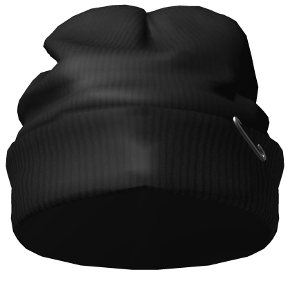 Y2k Grey Emo Distressed Beanie With Hair Pin