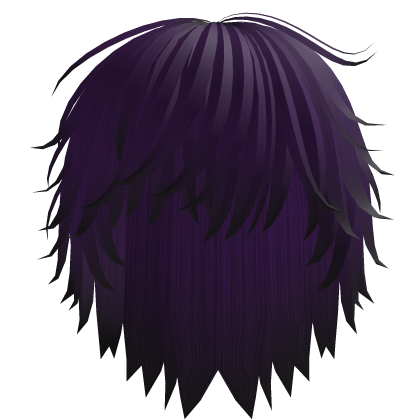 Purple Ash Messy Boy Hair Roblox item