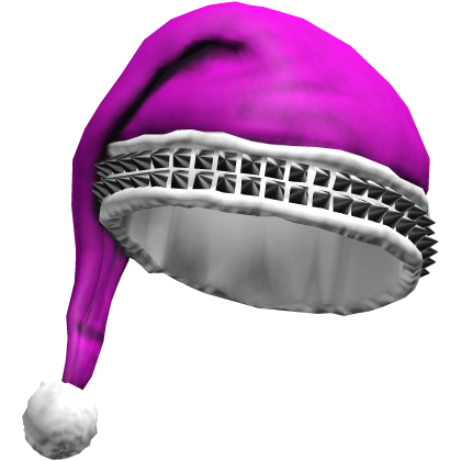 Pink Studded Santa Hat Roblox item