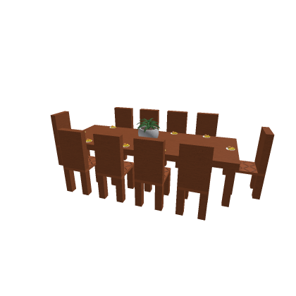 big table and shairs