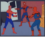 Spiderman hang out group