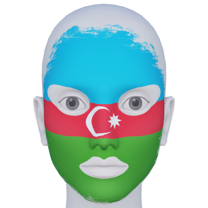 Azerbaijan Facepaint