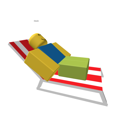 noob on a beach chair