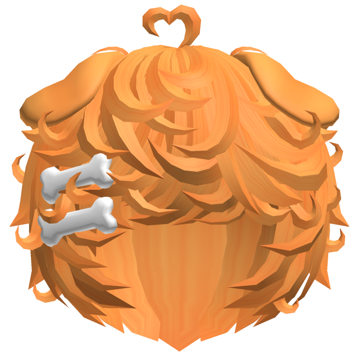 🦴 cute orange kawaii curly messy puppy boy