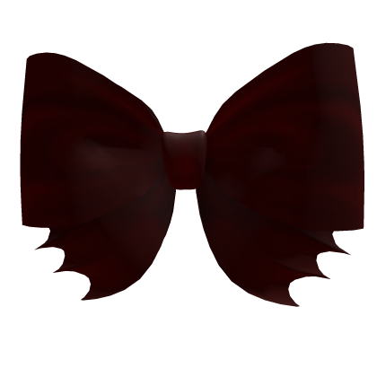 Oversized Red Bat Goth Bow