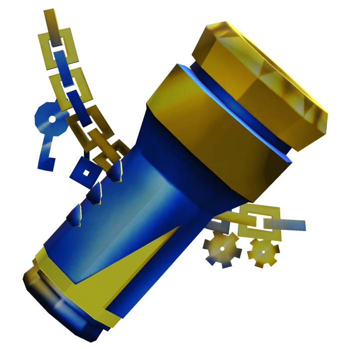 (NEW) Gold x Blue Terminal Torch Addon (PBR)