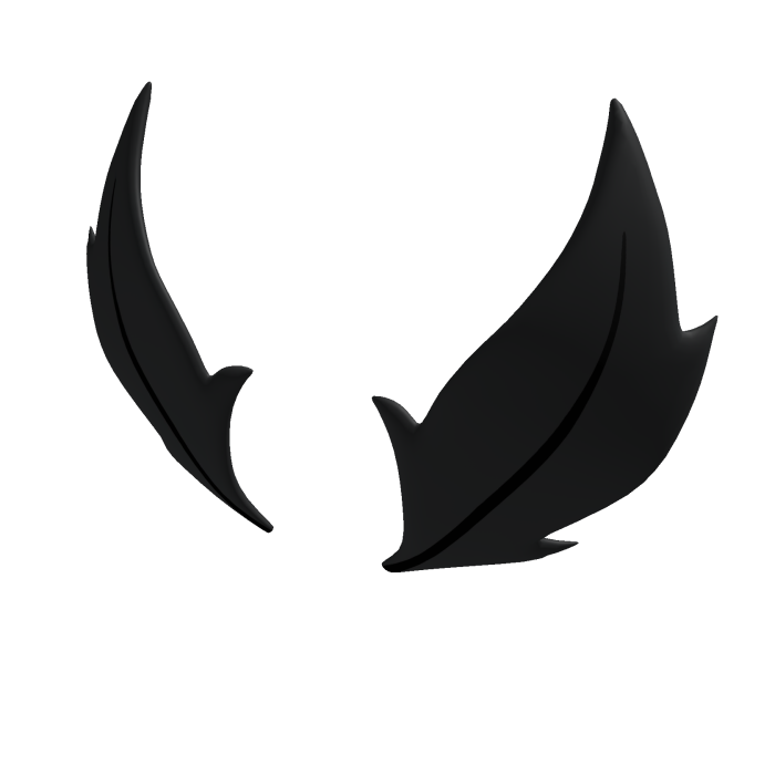 Dark moth antennae