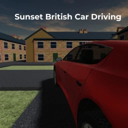 Sunset British Car Driving 🌇 icon