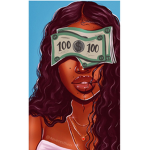 Blue face baby$$