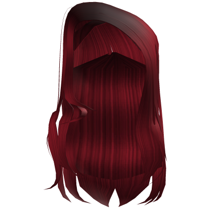 Red Y2K Side Swept Layers