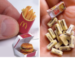 With the chicken strips