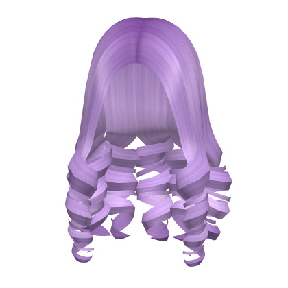 Curly Hair in Light Purple Roblox item
