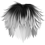 Fluffy Messy Anime Hair
