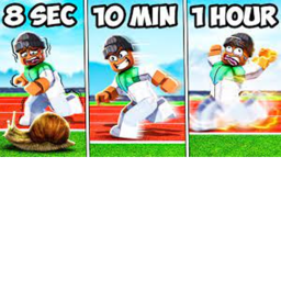 Roblox but every second you get +1 Speed!