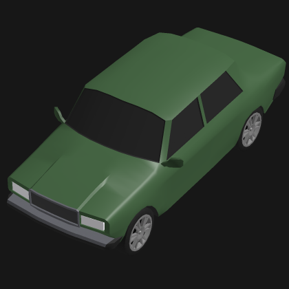 Low Poly Riva Sedan