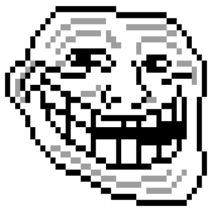 pixel troll face Roblox decal