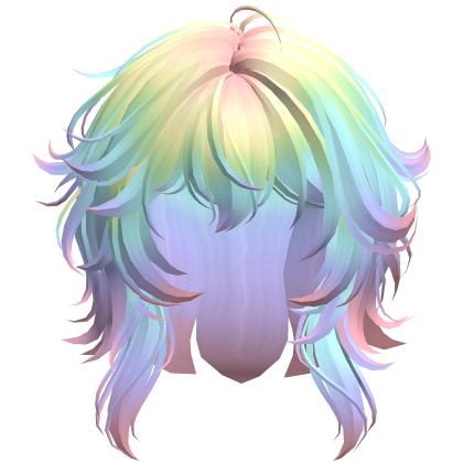 Messy Anime Short Wolfcut (Rainbow)