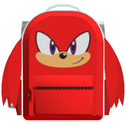 Knuckles The Echidna Sonic Backpack Y2K