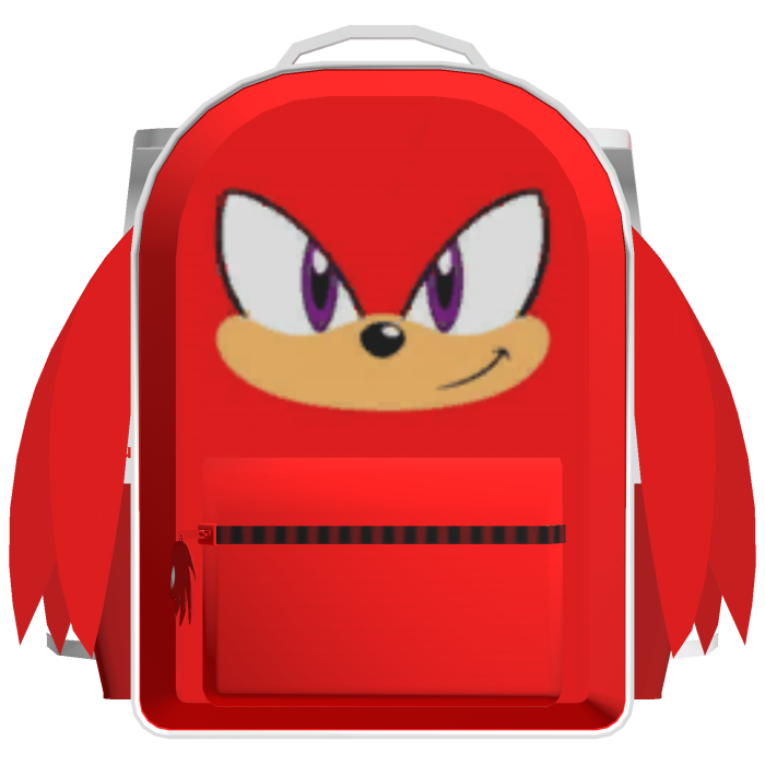 Knuckles The Echidna Sonic Backpack Y2K