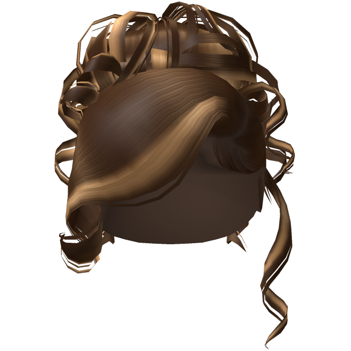 Side Swept Curly Updo [Blonde Ombre]