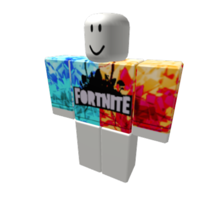 Fornite rainbow shirt hood Roblox decal