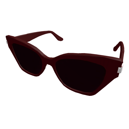 Burgundy Butterfly Sunglasses