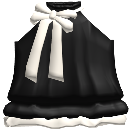 cute tightdoll neck dress in black & white