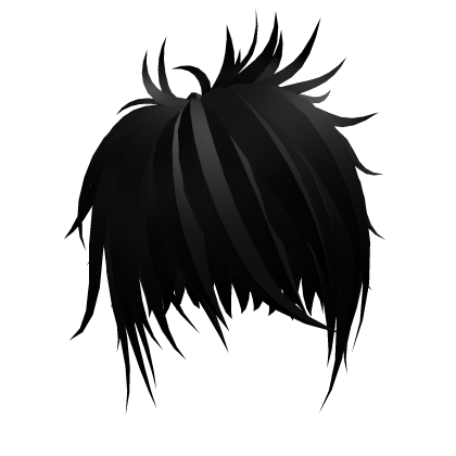 Layered Black Emo Scene Hair Roblox item