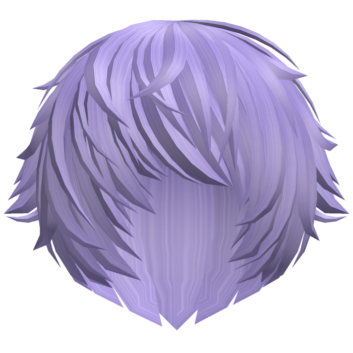 messy purple vampire emo anime hair w tufts