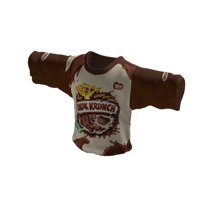 OKOK CRUNCH color brown and cream chocolate