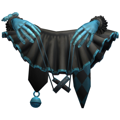 Black Teal Royal Jester Collar Roblox item