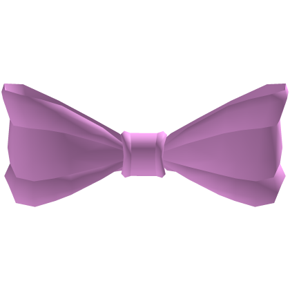 Stylish Pastel Pink Bow Tie Roblox item