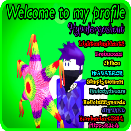 My game icon (plus shoutout!!!) Roblox decal