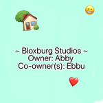~ Bloxburg studio ~